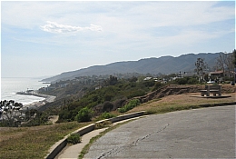 Ocean lookout in the Pacific Palisades