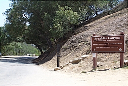 Franklin Canyon Park Entrance - Mulholland Drive Franklin Canyon Park Entrance - Mulholland Drive