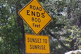 Street Sign From Mulholland Drive Street Sign From Mulholland Drive