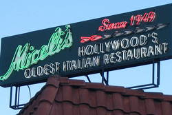 Miceli's Restaurant in Hollywood